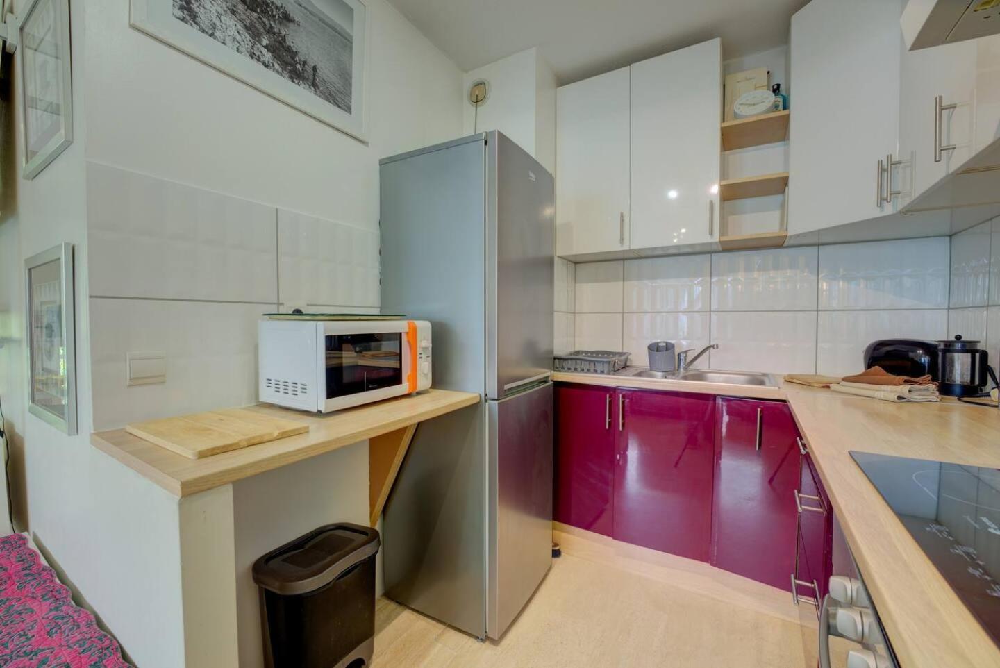 Elegant Apt W/2 Terraces/Mins To Beach & Shops Antibes Exterior foto